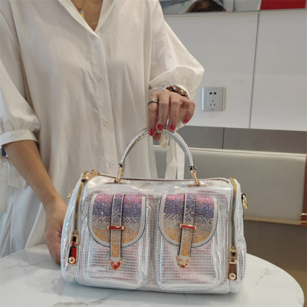 Elegant Large-Capacity Rhinestone Glitter Bag – Stylish Shoulder & Crossbody Handbag for Women - Image 5