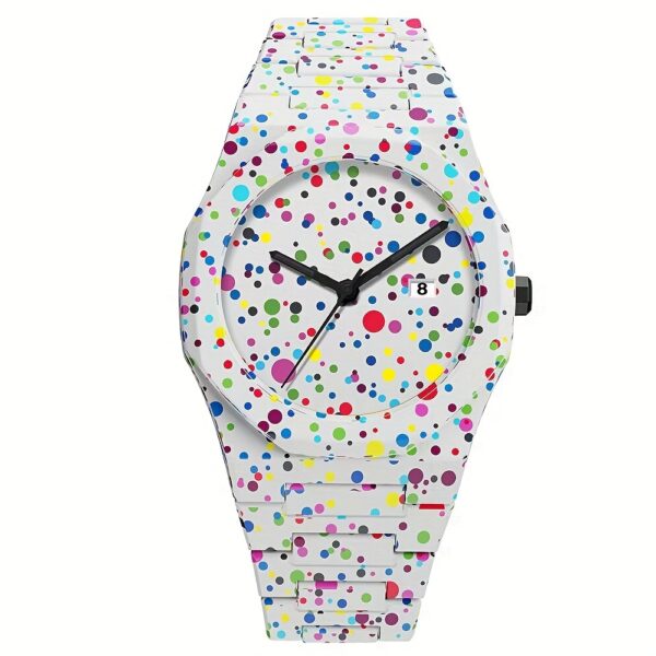 Funky Men's Quartz Watch – Stylish Round Dial, Calendar Feature, Battery Powered, Ideal Gift for Valentine’s & Father’s Day - Image 7