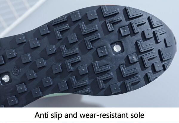Sparkling Bead Chain Mid-Top Sneakers – Women's Fashion Lace-Up Casual Shoes, Breathable Mesh for All Seasons - Image 17