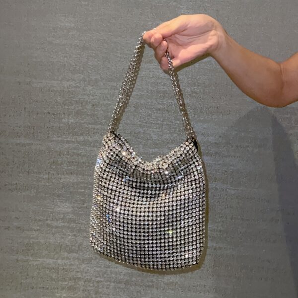 Rhinestone Luxury Clutch – Elegant Acrylic Crossbody Evening Bag | 4-Day Fast Delivery
