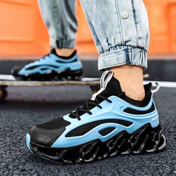 TASHION Men's Blade Running Shoes – Breathable Mesh, TPU Sole, Lace-Up Athletic Sneakers - Image 7