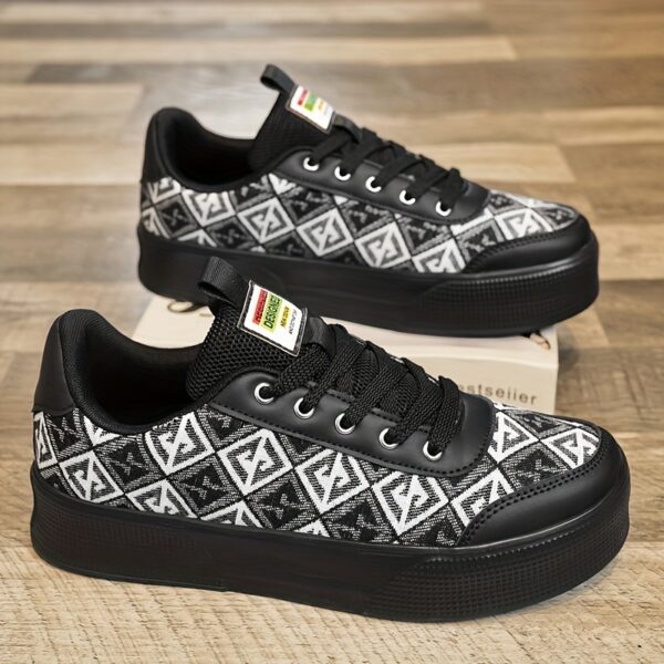 Comfy Men's Graffiti Skate Shoes – Soft Sole, Durable Sneakers for Walking & Outdoor Activities - Image 18