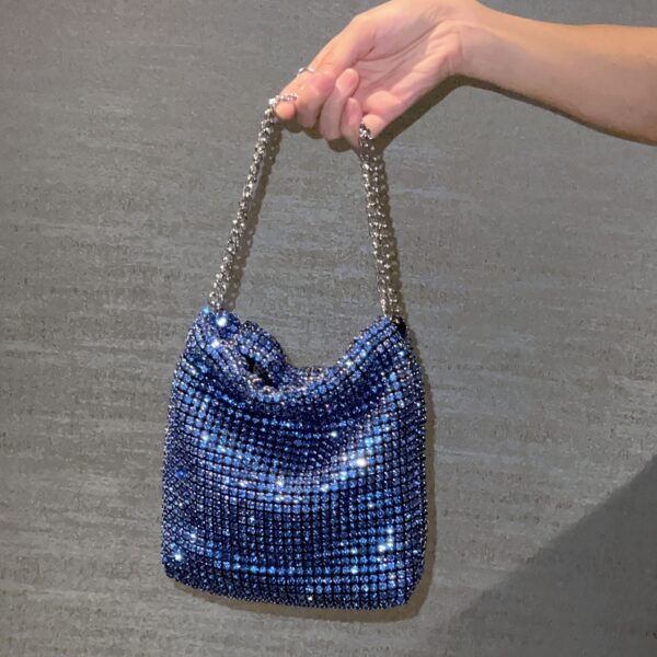Rhinestone Luxury Clutch – Elegant Acrylic Crossbody Evening Bag | 4-Day Fast Delivery - Image 8