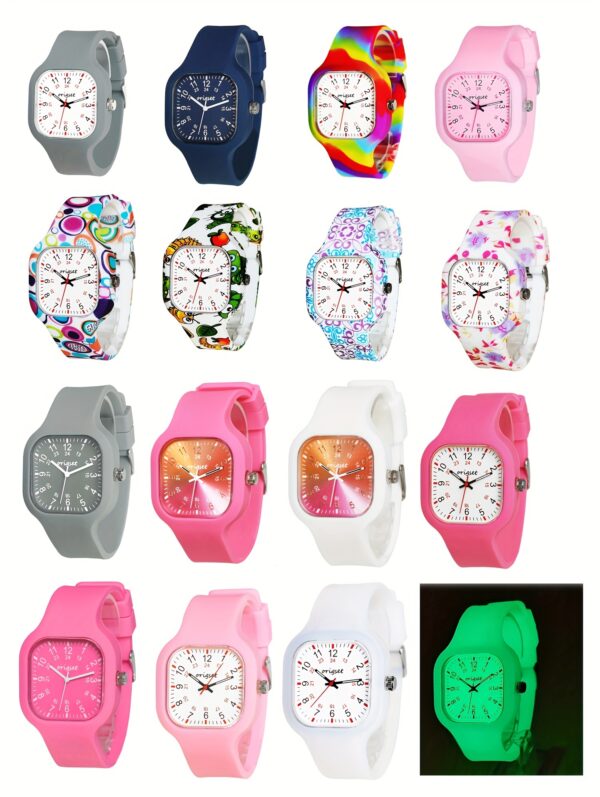 Origset Nurse Watch – Unisex Medical Watch for Nurses & Doctors, 24H Dial, Yellow & Red - Image 12