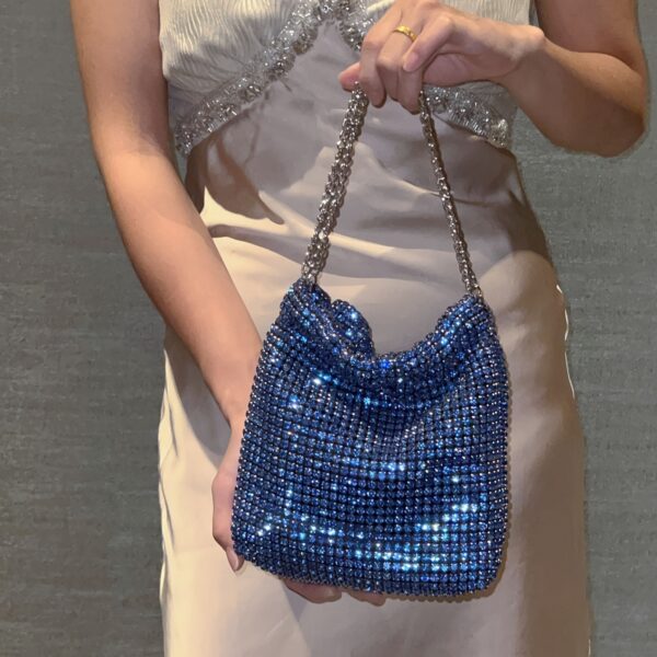 Rhinestone Luxury Clutch – Elegant Acrylic Crossbody Evening Bag | 4-Day Fast Delivery - Image 5