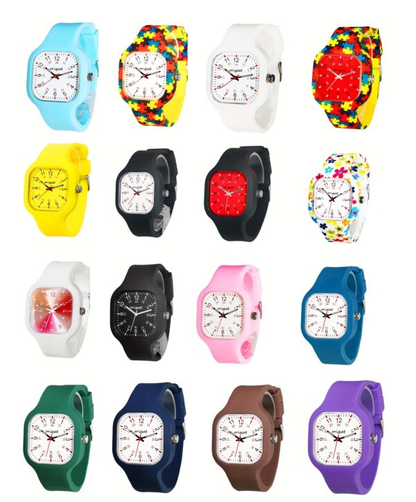 Origset Nurse Watch – Unisex Medical Watch for Nurses & Doctors, 24H Dial, Yellow & Red - Image 11