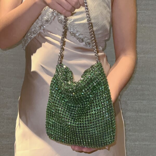 Rhinestone Luxury Clutch – Elegant Acrylic Crossbody Evening Bag | 4-Day Fast Delivery - Image 9
