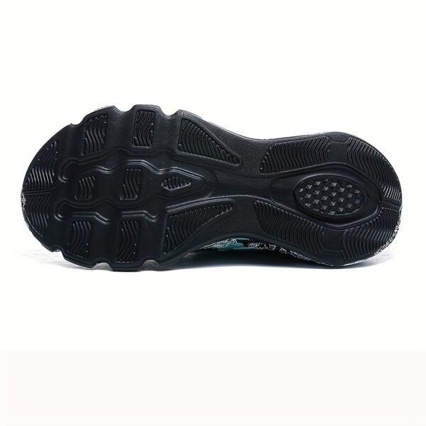 Shock-Absorbing Breathable Graffiti Blade Sneakers – Men's Lace-Up Running Shoes - Image 4