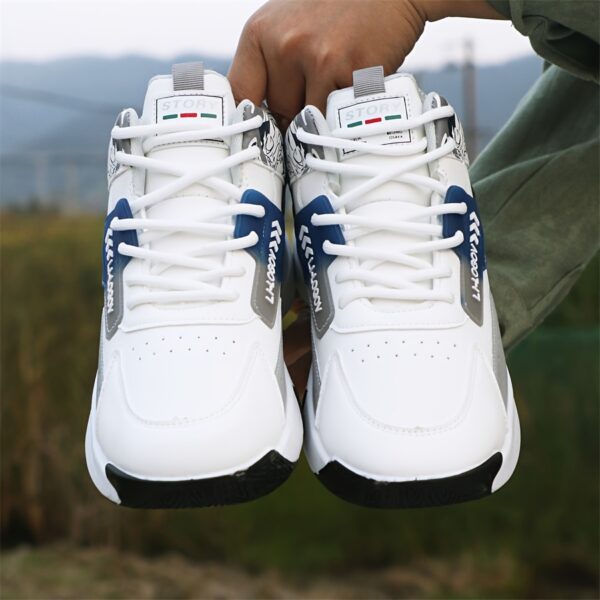 Comfortable Cartoon High-Top Running Shoes – Non-Slip Lace-Up for Outdoor & All-Season - Image 9