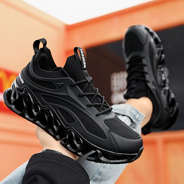 TASHION Men's Blade Running Shoes – Breathable Mesh, TPU Sole, Lace-Up Athletic Sneakers - Image 2