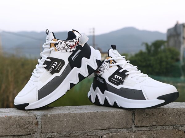 Comfortable Cartoon High-Top Running Shoes – Non-Slip Lace-Up for Outdoor & All-Season - Image 8