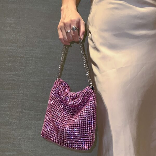 Rhinestone Luxury Clutch – Elegant Acrylic Crossbody Evening Bag | 4-Day Fast Delivery - Image 15