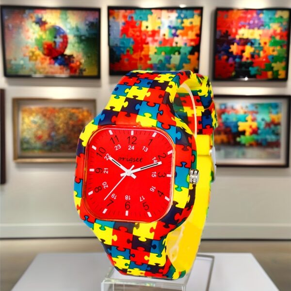 Origset Nurse Watch – Unisex Medical Watch for Nurses & Doctors, 24H Dial, Yellow & Red - Image 7