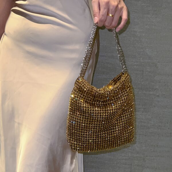 Rhinestone Luxury Clutch – Elegant Acrylic Crossbody Evening Bag | 4-Day Fast Delivery - Image 7