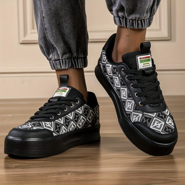 Comfy Men's Graffiti Skate Shoes – Soft Sole, Durable Sneakers for Walking & Outdoor Activities - Image 14